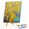 DIY Paint by Number Kit Unique Gift Yellow Flower Pattern Killing Time Tools