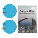 2x Car Door Rearview Mirror Anti Fog Rainproof Protective Film (100x100mm)