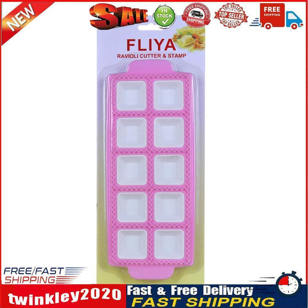 DIY Italian Dumpling Ravioli Mould Fondant Mold Cake Decor Tool (B Square) Newly