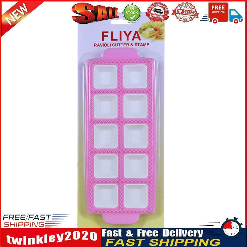 DIY Italian Dumpling Ravioli Mould Fondant Mold Cake Decor Tool (B Square) Newly
