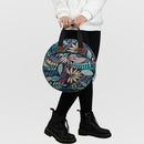 Embroidery Kit Storage Bag Handbag Cross Stitch Yarn Holder Handbag (Blue) Newly