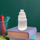 Selenite Tower Quartz Lamp Crystal Ornaments Craft Reiki Healing Home Decoration