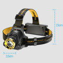 Bright Head Torch Fishing Headlamp Waterproof Headlight Rechargeable Head Lamp