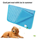 Dog Cooling Mat Cool Pad for Dogs Cats Summer Breathable Blanket Ice Mattress