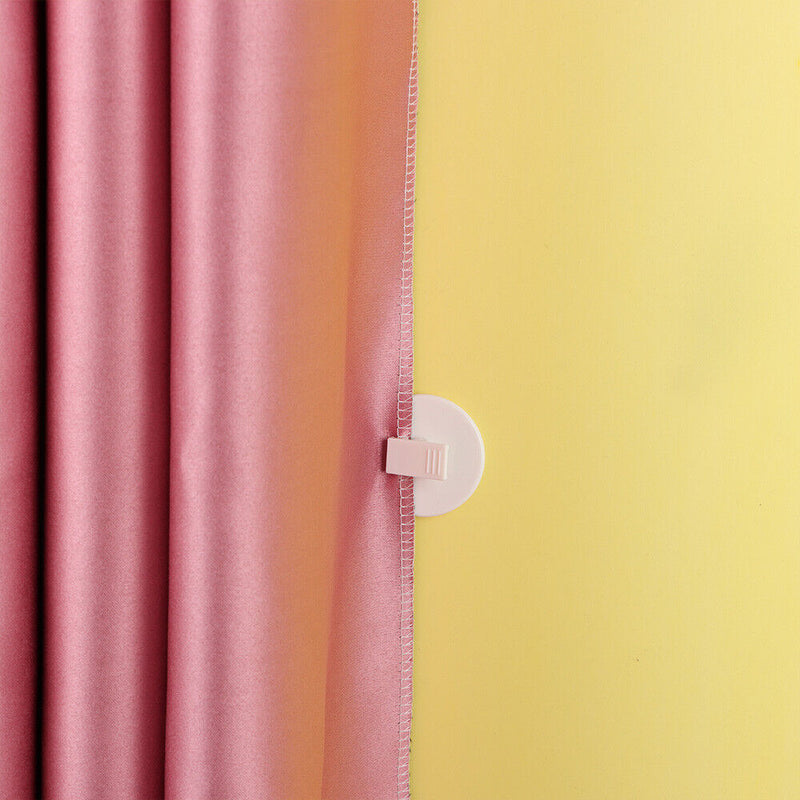 Home Splash Guard Self Adhesive Windproof Shower Curtain Clips Fixing Clip