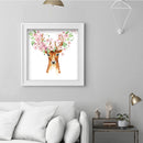 DIY Mosaic Full Round Drill Painting Kit Flower Deer Diamond Drawing Gift