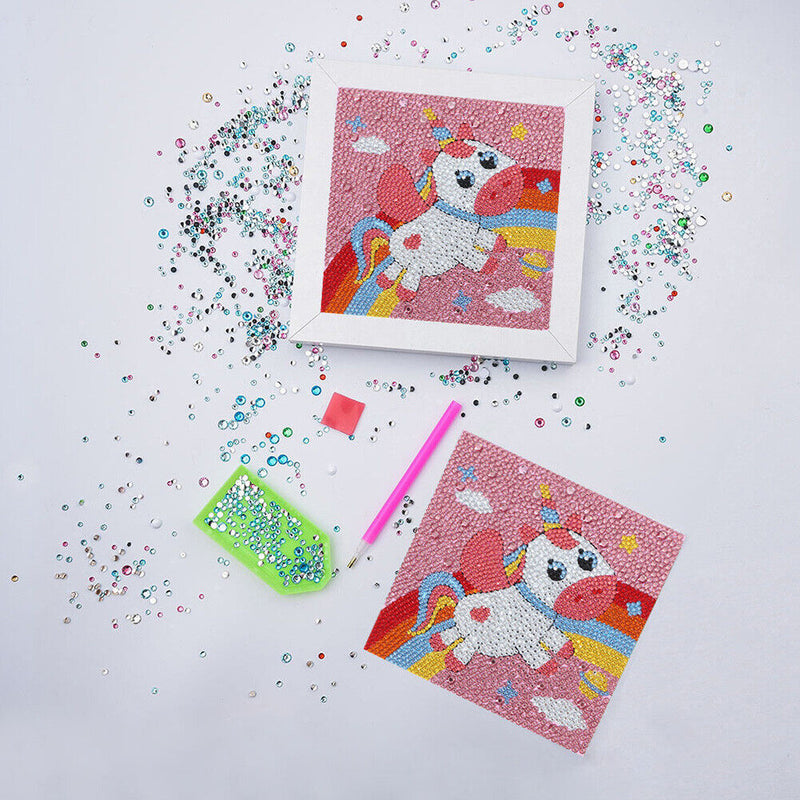 DIY Diamond Painting Full Round Crystal Drill Animal Decor for Kids (DX062)