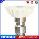 1/4 inch Quick Connect Pressure Car Washer Lance Spray Nozzle Tip (White)