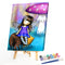 Little Girl Oil Paint By Numbers Kit DIY Frameless Art Picture On Canvas