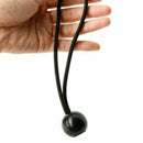 10PCS Heavy Duty Elastic Black Ball Bungees Tarp-Tent Cord Down Tie U9V6 W3N5