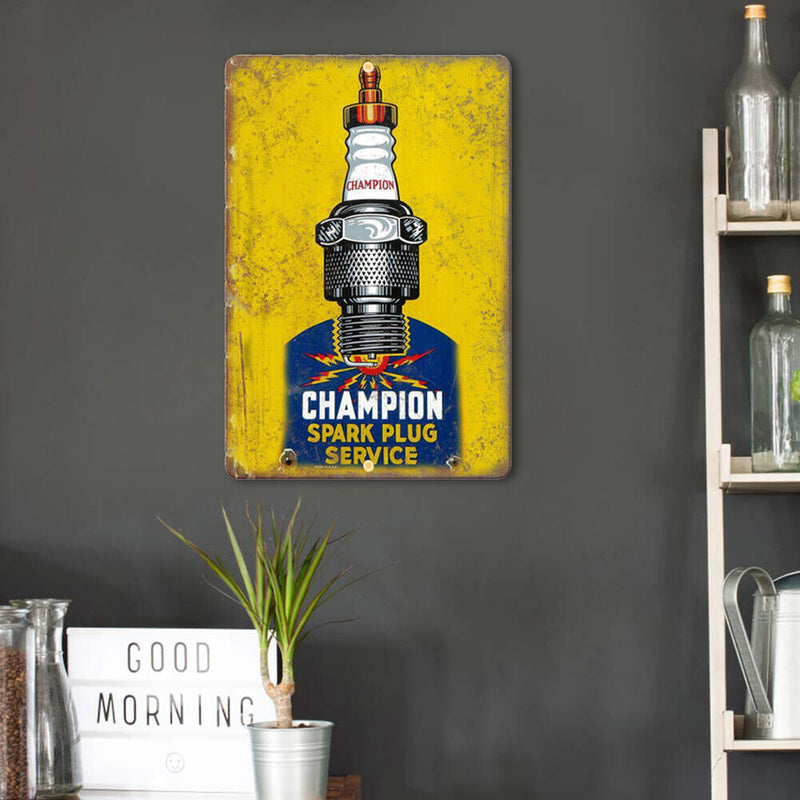 20x30cm Metal Tin Sign Retro Auto Parts Bar Room Wall Pendant Plaque (C) Newly