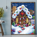 5D Diamond Painting DIY Christmas Cabin Full Drill Round