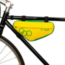 Waterproof Bike Triangle Bicycle Frame Front Tube Bags (Yellow Green) Newly