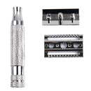 Metal Classic Double Edge Safety Razor w/ Blade Portable Shavers (TL2815) Newly