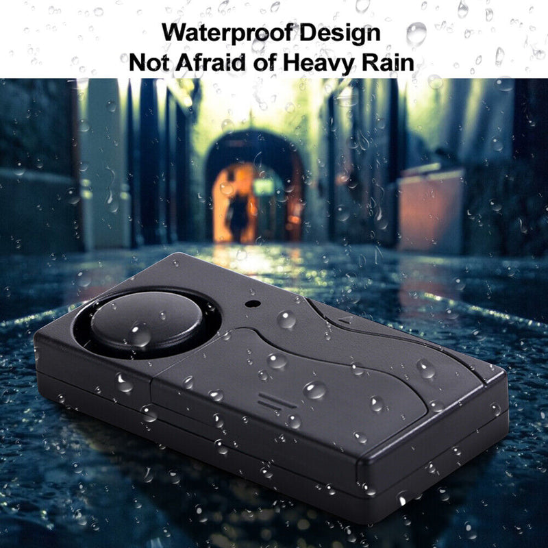 Wireless Remote Control Bicycle Alarm Motorcycle Vibration Warning Sensor Newly