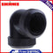 ALLOYSEED 14mm OD Inner Thread G1/4 90 Degree Hose Connector for PC Water Cooling