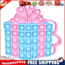 Push Bubble Gift Box Portable Sensory Decompression Cartoon Toys for Kids