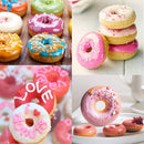 18 Cavity Silicone Donuts Pastry Mold DIY Dessert Cake Donut Shape Moulds Newly