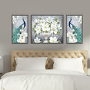 3pcs 5D DIY Full Drill Diamond Painting Peacock Cross Stitch Embroidery Needl