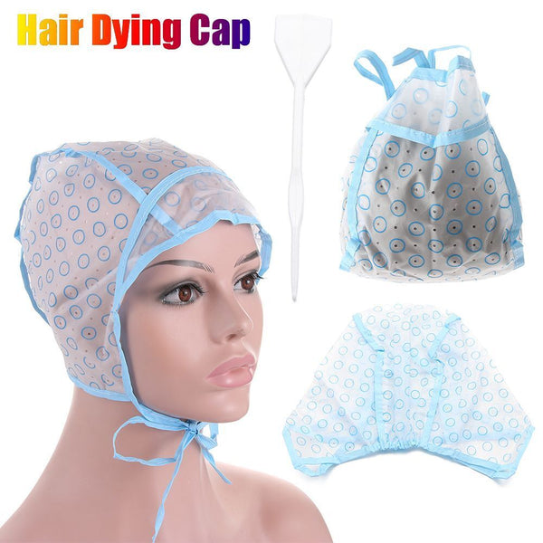 Disposable Hair Coloring Hat Dye Cap Frosting Tipping Cover Hair Dying Cap