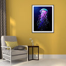 DIY Jellyfish Mosaic Full Round Diamond Drawing Handmade Rhinestone Craft G