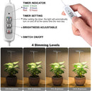 Full Spectrum Timer Growing Lamp Grow Light Indoor Plants LED Plant Light