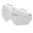 2 Stück Fahrradhelm Ersatzglas UV Schutz Visier Brillenglas Teile