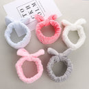 Turban Head Wraps Women Bow Hair Band Coral Fleece Makeup Headbands Wash Face