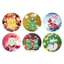 DIY Christmas Sealing Stickers Diamond Painting Kits Mosaic Craft (XM-0024)