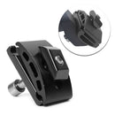 Aluminum Bicycle Seatpost Clamps Head Single Nail Seat Tube Head (Black) Newly