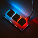 RGB Macro Custom Keyboard Knob 3 Key Programmable Mechanical Keypad.: