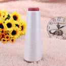 Glitter Stitch Yarn Sewing Thread Woven Embroidery Knitting Silk Line(White