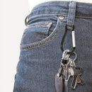 10pcs Backpack Carabiner Hiking Camping Spring Hang Hook Buckle (Black) Newly