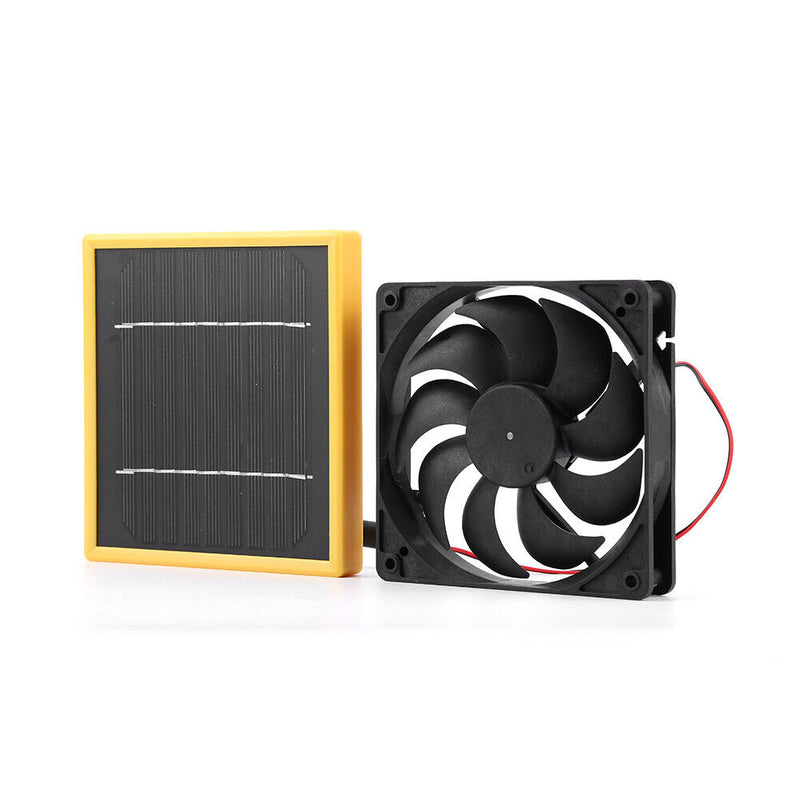 5W 12V 6 inch Air Extractor Waterproof Solar Panel Powered Ventilator Fan