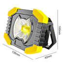 300lm 2 Modes COB LED Searchlight Torch Waterproof Camping Work Lights