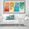 Colorful Tree 5D DIY Full Drill Diamond Painting 4-pictures Combination Kit