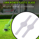 10pcs Plastic Electric Lawn Mower Replacement Blade Grass Cutting Trimmer B