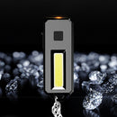 COB LED Mini Flashlight Keychain Outdoor Camping Waterproof Pockets