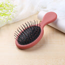 Portable Hair Comb Brush Anti-Static Air Cushion Massager Hairbrush (Pink)