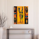 African Modern Woman Art Oil Paint By Numbers Kit Frameless Drawing Picture
