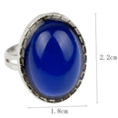 Einstellbare Oval Magic Farbwechsel Emotion GefÃ¼hl Stimmung  Ring Band Geschenk