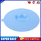 Silicone Cup Lid Reusable Leakproof Insulation Bowl Cup Cover (Blue L)