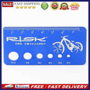 RISK Portable Screw Measuring Ruler MTB Road Bicycle Length Meter Measure Tool