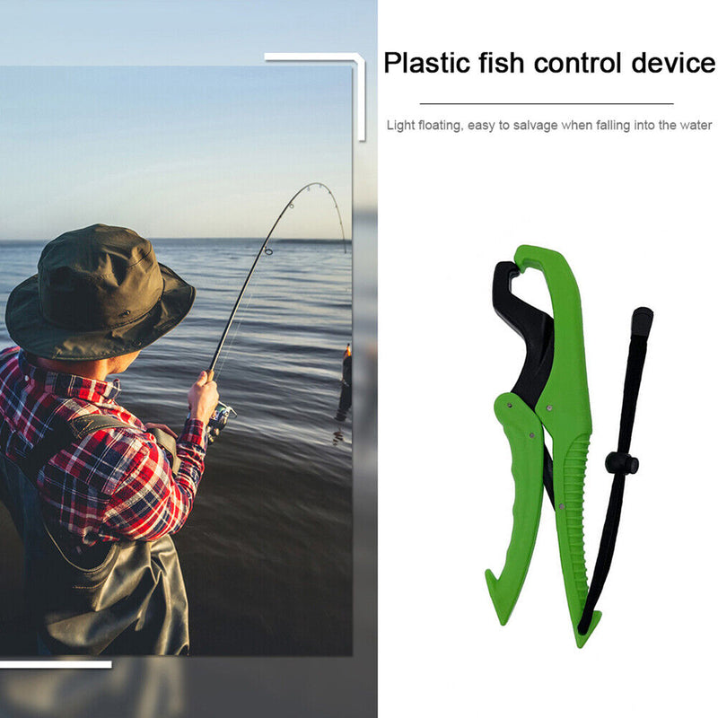 Plastic Fish Lip Grabber Plier Controller Tackle Holder Clamp Fishing Gripp