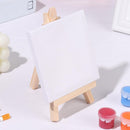 Back Stapled Mini Stretched Mini Canvas Drawing Mini Easel Set Painting Craft