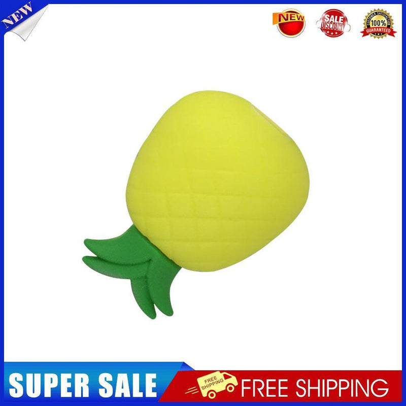 Fruit USB Data Cable Bites Protector Universal Cord Wire Winder (Pineapple)