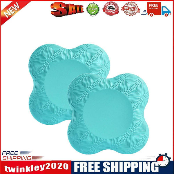 Yoga Knee Pad Elbow Hand Wrist Cushion for Plank Fitness (Light Green 2pcs)