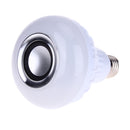Intelligent E27 LED White + RGB Light Ball Bulb Colorful Lamp Smart Music A