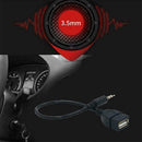 1*3.5mm Male Car Audio AUX Jack to USB Type A Female Adapter Converter O3Q4