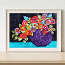 40x50cm Frameless DIY Oil Paint By Numbers Picture Home Living Room Decor Vase